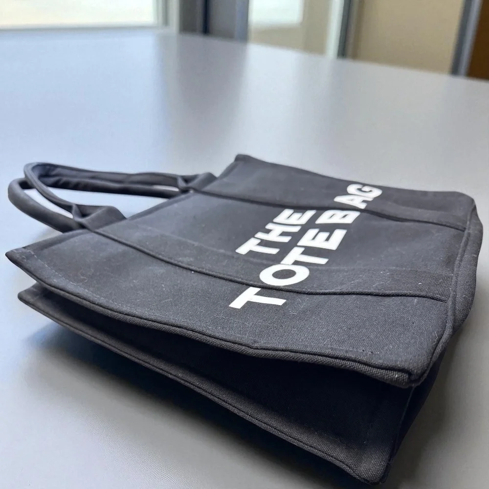 "THE TOTEBAG" Black Canvas Tote – Chic, Spacious & Brand New! 🖤 - Picture 11 of 12
